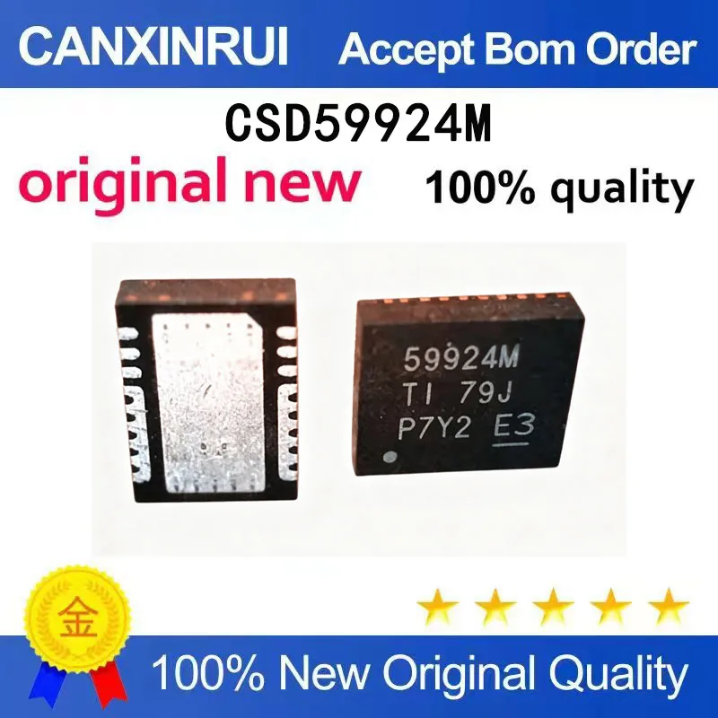 

(5 PCS) 59924M CSD59924M brand new QFN CSD97395M 97395M