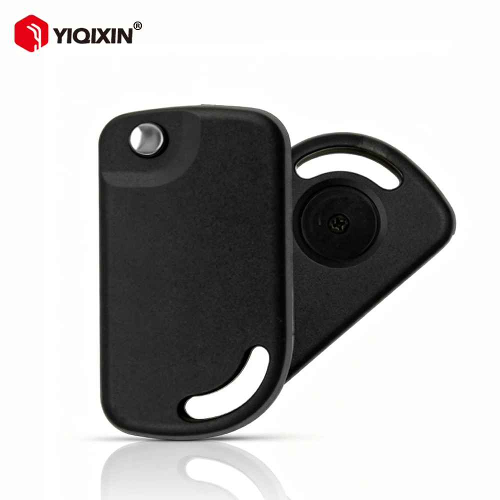 

YIQIXIN Folding Remote Car Key Shell For VW Volkswagen HU66 Uncut Blade For Brazil Mark No Button No Logo Replacement Fob Case