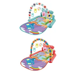 Baby Play Gym Kick Play Piano Detachable Washable Musical Activity Mat Educational Rack Toys for Infants Toddlers Baby Must