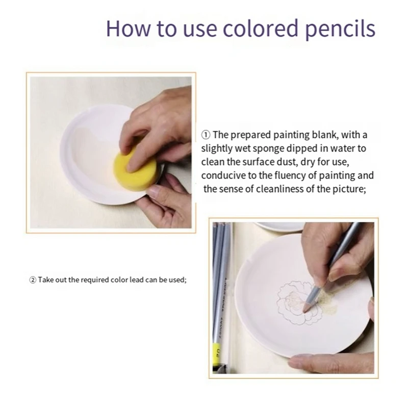 4 buah pensil Underglaze pensil untuk tembikar Underglaze pensil presisi Underglaze pensil untuk tembikar A