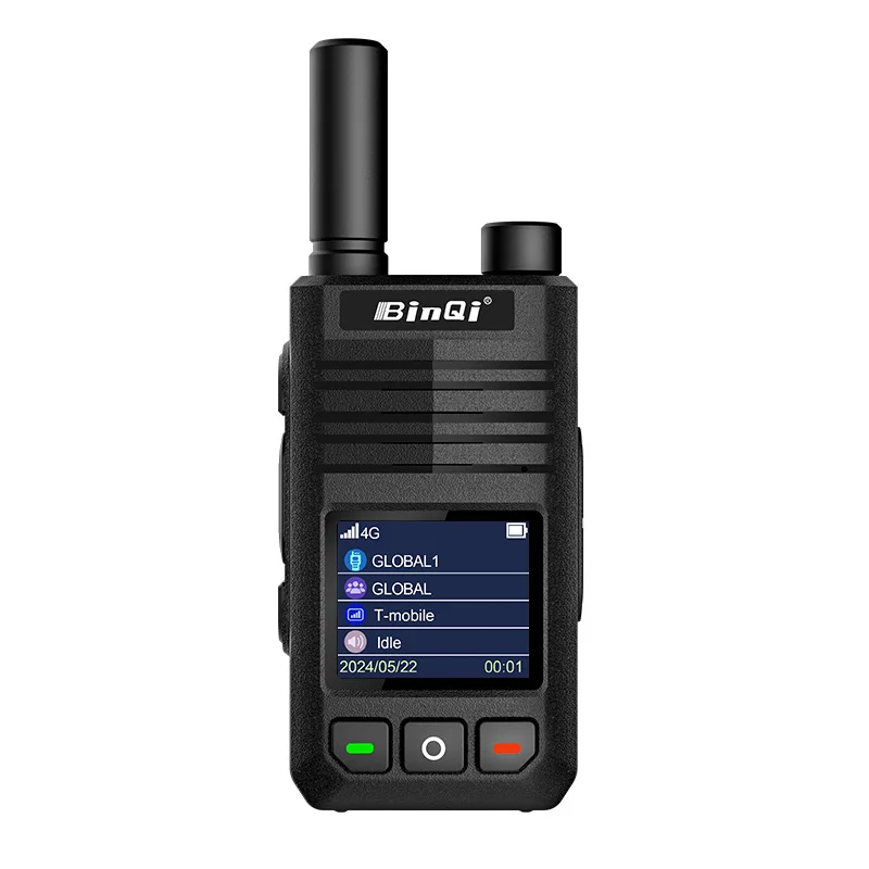 

4G LTE POC Radio Handheld Walkie Talkie 5000km Range GPS Supports Single Call Wireless Intercom Certified