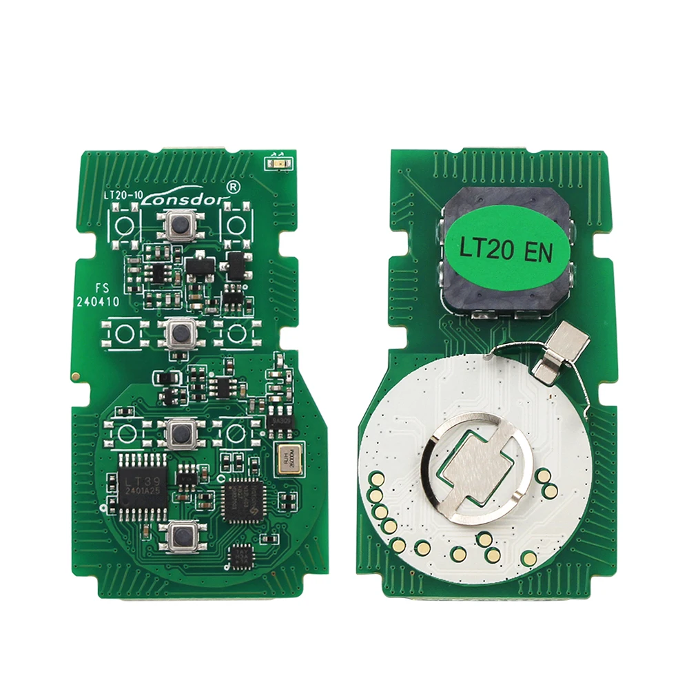 Lonsdor LT20-10 4/5/6 Buttons Smart Remote Key PCB 8A+4D For Toyota & Lexus Support K518 & K518ISE & KH100+