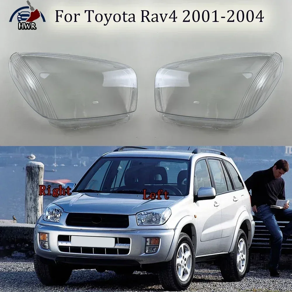 

Auto Lamp Case Front Headlight Glass Headlamp Transparent Lampshade Lamp Shell Lens Cover For Toyota Rav4 2001 2002 2003 2004
