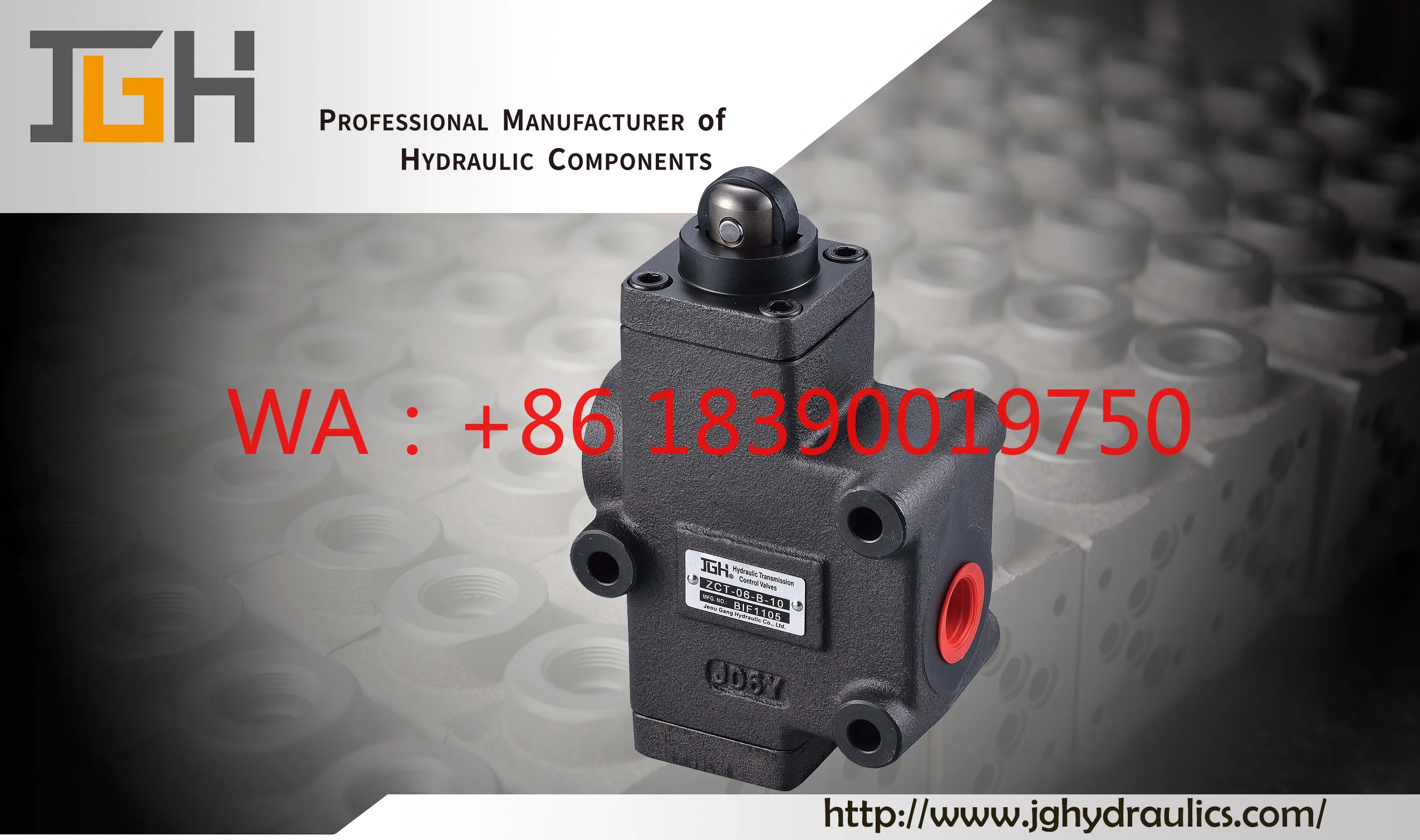 hot bustling ZCT Deceleration Throttle Check Valve Hydraulic