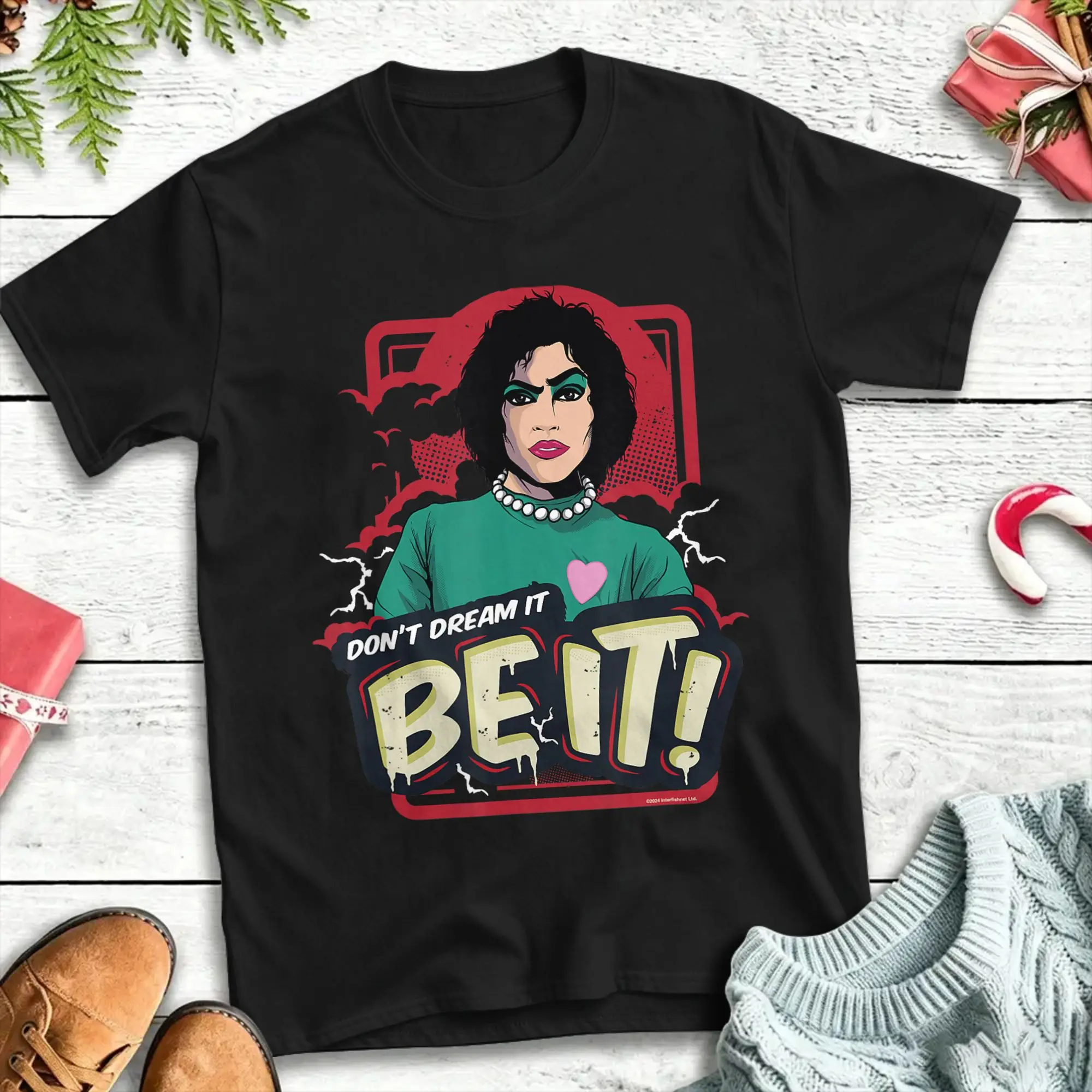 Rocky Horror Show Dr Frank N Furter Quote Fashion T-Shirts  100 Cotton Tee Shirt for Couple Aesthetic Short Sleeve Top Tees
