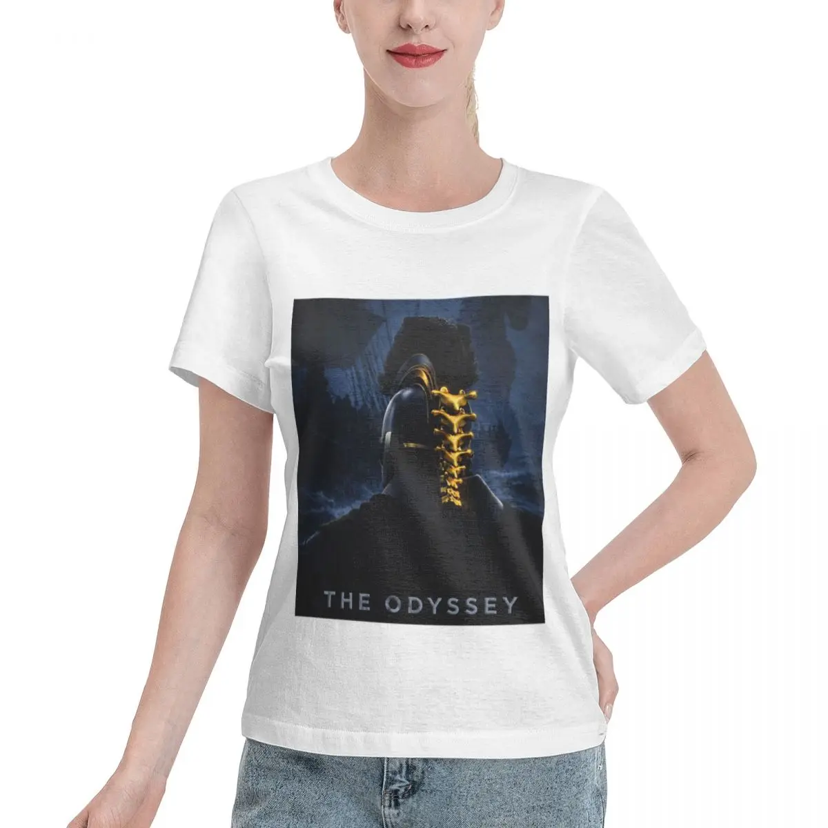 Custom Available Le Film Odyss E Women's T-shirt Lounge Wear 100% Cotton T Shirt
