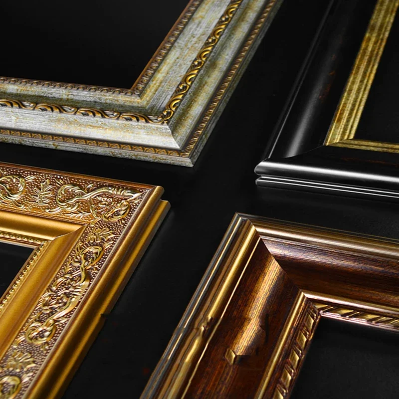 Luxury Embroidery Frame Wall Large Store Shadow Box Friends Album Photo Picture Frame Wonder Hanger Cadre Photo Mural Home Decor