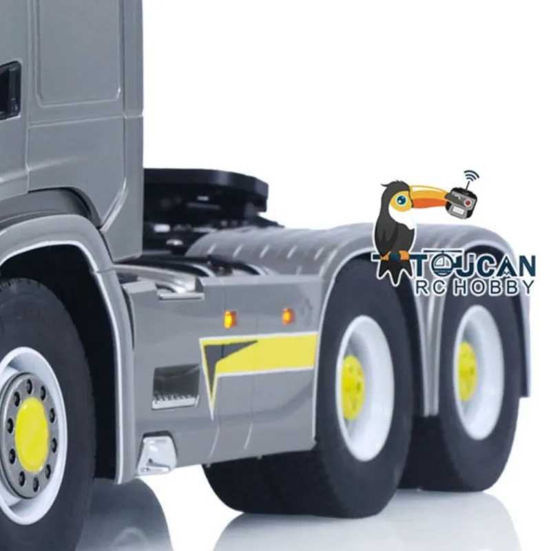 

TOUCAN 1/14 RC Tractor Truck 770S RTR 3Speed 6X6 Metal Chassis Axle Locks Lorry Smoke Sound Light Chassis Suspension ST8 Battery