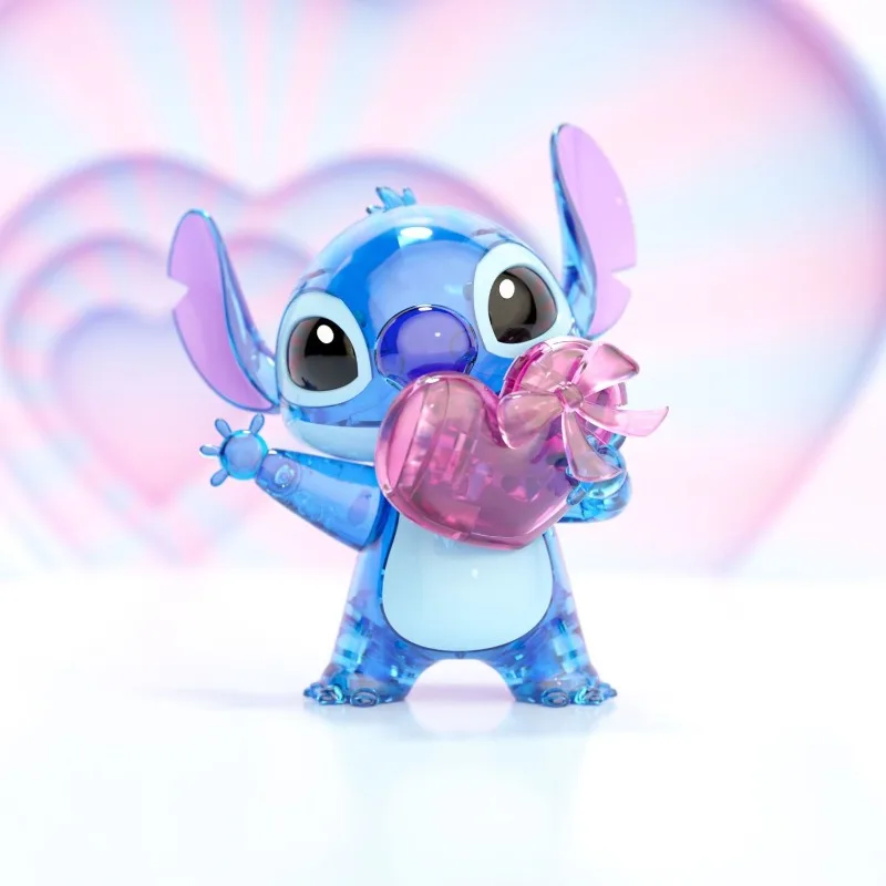 Figurine de dessin animé Disney Stitch Angel, modèle mignon Kawaii, jouets éducatifs pour enfants, décoration de Table, ornements, cadeaux de vacances