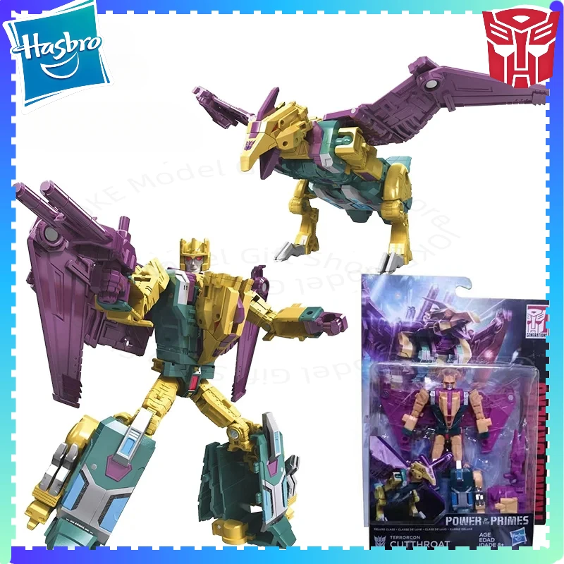 

Hasbro Transformed Toys Power Of The Prims Cutthroat Tercon Deluxe Class Original Anime Action Figure Toy Toy Gift Collection