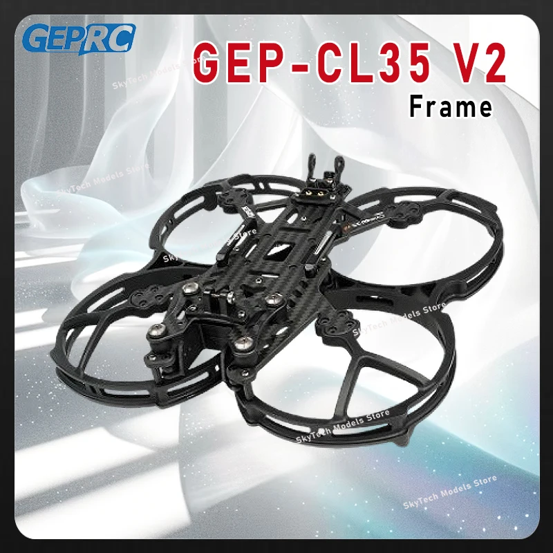 

Наборы рамок GEPRC GEP-CL35 V2 — углеродное волокно для моделей CineLog35 V2 FPV RC DIY, аксессуары
