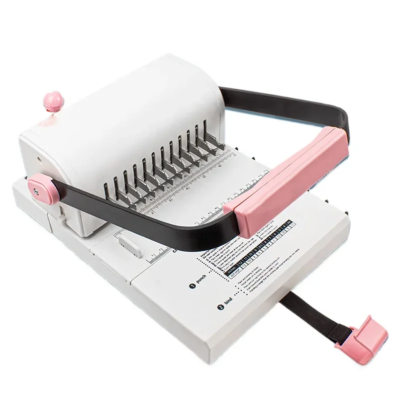 

New Hand Account Iron Circle Binding Punch 2:1 Punching Machine Iron Circle Binding Machine Manual Punching Binding Machine Iron