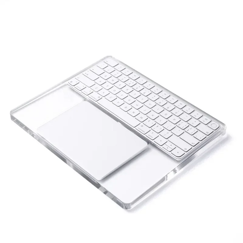 Tilted Keyboards Stand Wrist Rest Keyboards Stand for 2024 Magic Trackpads Desk Acrylic Keyboards Comfortable Typing
