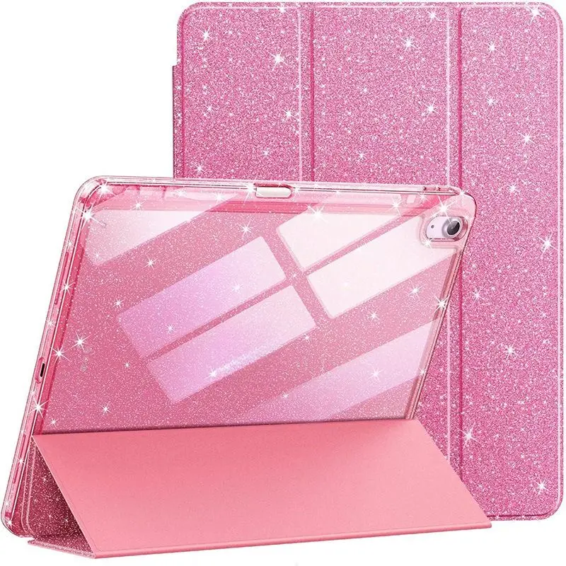 Für iPad Mini 6 7 10. 11. A16 Air 11 Hülle Glitzer Magnetische Stoßfeste Standhülle mit Stifthalter – Detail 7