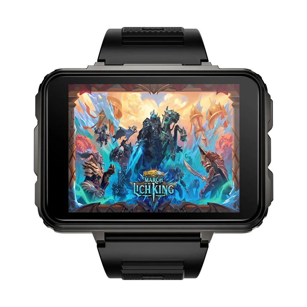 

Android Watch Phone Square Big Screen Wifi 4G Calls Smartwatches Dual Camera with Flashlight Gaming Watch