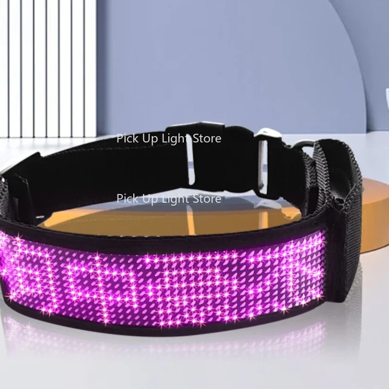 

LED Collar Rechargeable LED Glowing Collar Glowing Spice Girl live streaming host leg ring pet collar