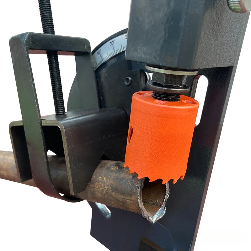 Tube Cutting Machine PN-1/2A Precision Pipe Arc Slotter Used with Electric Drill Support Multi-specification Hole Spacing