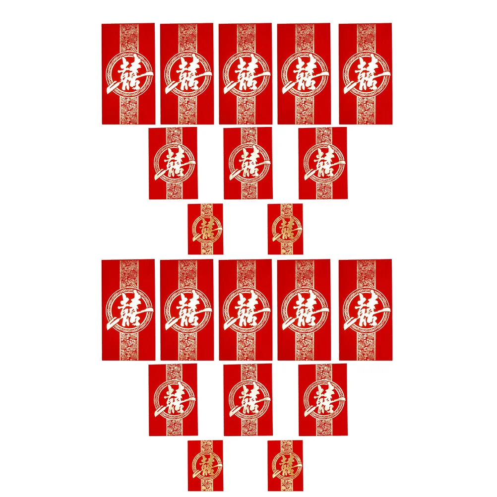 120Pcs Chinese Wedding Red Envelopes Elegant Design Gift Money Packet Wedding Celebration Festival Red Packets