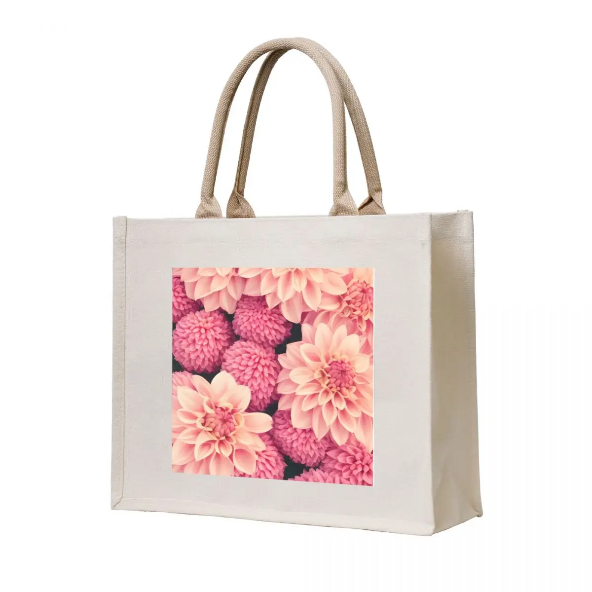 

Pink dahlias,spring pattern Tote Bag Shopping bags Cloth bag Handbags women
