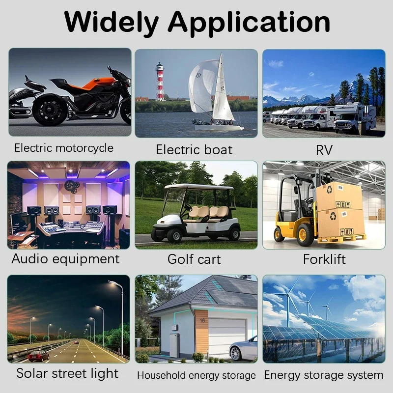 36V 60AH 80AH 100AH 120AH 150Ah 200AH 300ah LifePo4 Lithium Battery, 3000w Golf Cart, Electric Vehicle+Charger - view 4