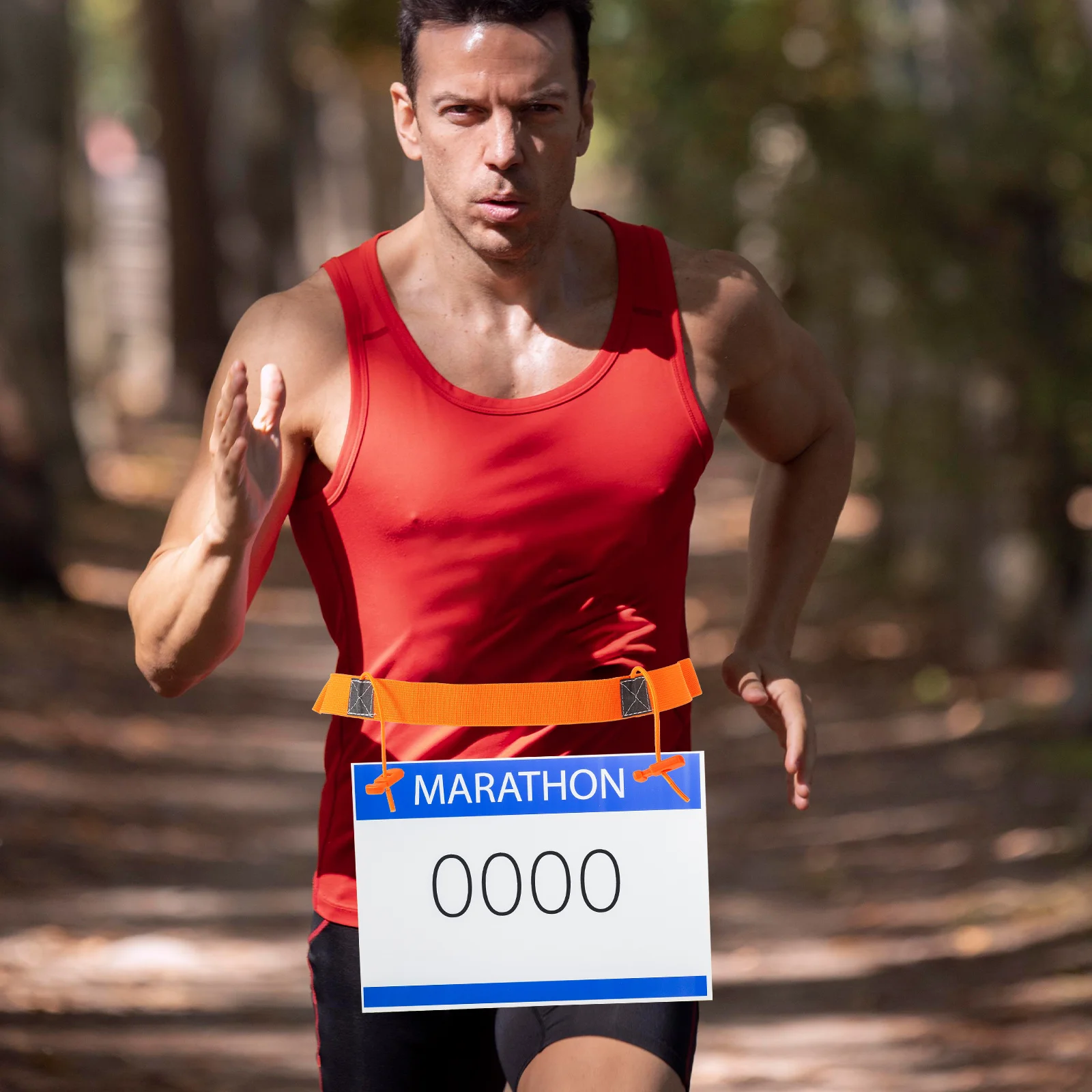 

Running Race Belt Breathable Polyester Thread Ergonomic Comfortable Fit Reusable Sports Belt Ideal for Competition Training