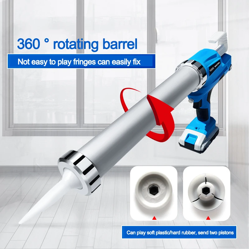 

Portable Electric Glue Gun Rechargeable 21V Stepless Glue Guns Multifunction Handheld Power Tool Suitable For Ceramic Tile Glass