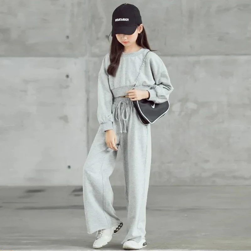 Girls Clothing Sets 2023 Children Fashion Active Jackets Zipper Coat And Pant Set Kids Clothing Autumn Sports Suit Tracksuit