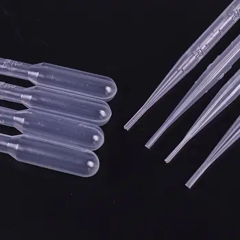 Tubes à essai gradués transparents utiles pour la maison, fournitures de laboratoire, pipup de transfert de liquide, compte-gouttes de poulet Pasteur, 100 pièces, 250 pièces