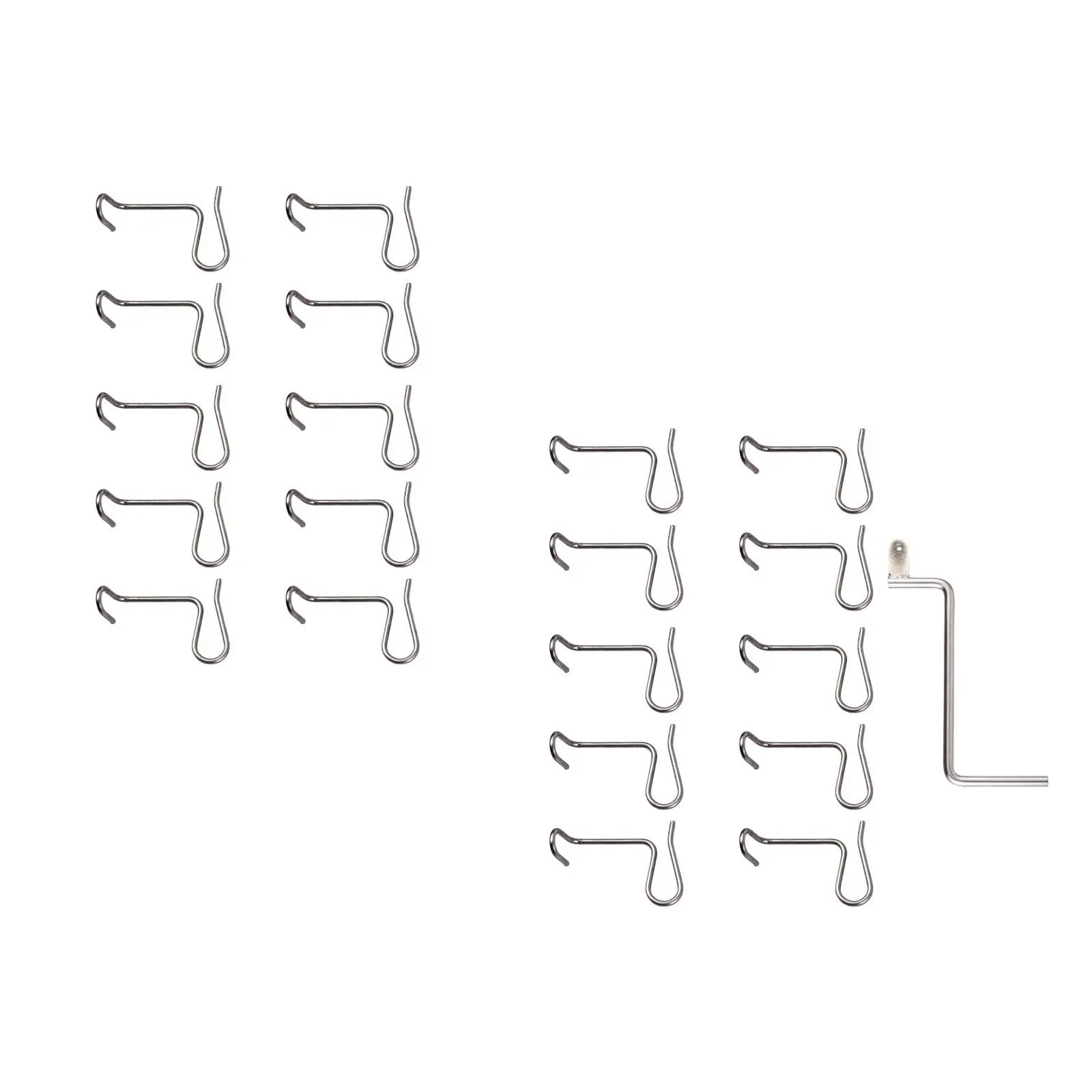 10 Pieces Fence Wire Tightener Tool, Rust Resistant Barb Wire Fence Tool for Repair Loose Sagging Strands Barbed