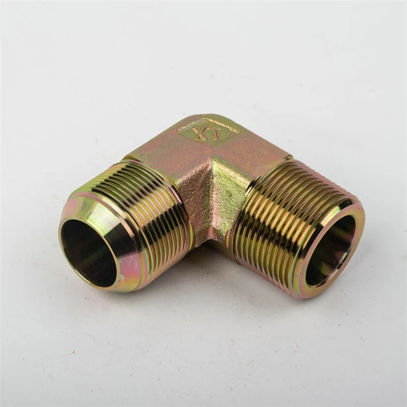 Hydraulic Fittings 90 Degree Elbow Female Male thread Carbon Steel BSP 1/4 3/8 1/2 3/4 1