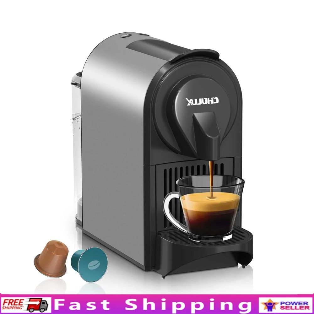 

Мини-эспрессо-машина, совместимая с Nespresso, насос высокого давления, кофеварка на одну порцию, управление одним касанием, автоматическое отключение, легкое