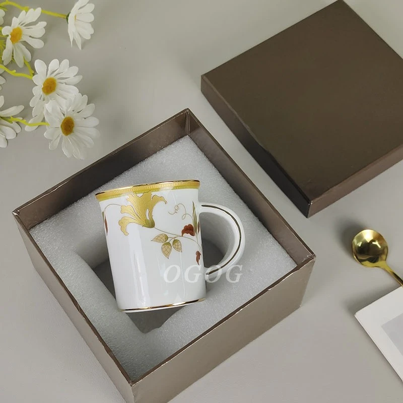 

Домашняя чашка для молока, кофейная чашка и набор чашек для завтрака с кружкой из костяного фарфора для повседневного удобства и комфорта