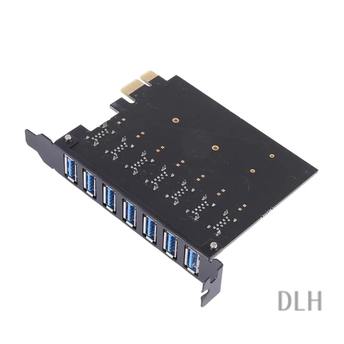 

Адаптер VO-USB 3.0 PCI Express PCI-E на 7 портов USB 3, адаптер расширения, конвертер контроллера Pcie PCI-E X1 для настольного компьютера