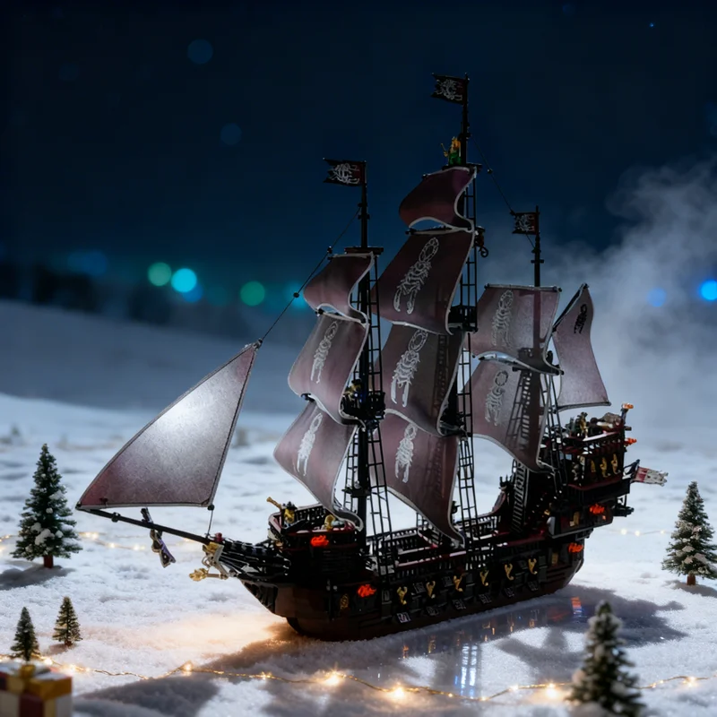 

5642pcs MOC Scorpion S Soul Pirate Ship V2 0 Pirates Model Building Blocks DIY Gift Creative Collectible Display Decor Premium