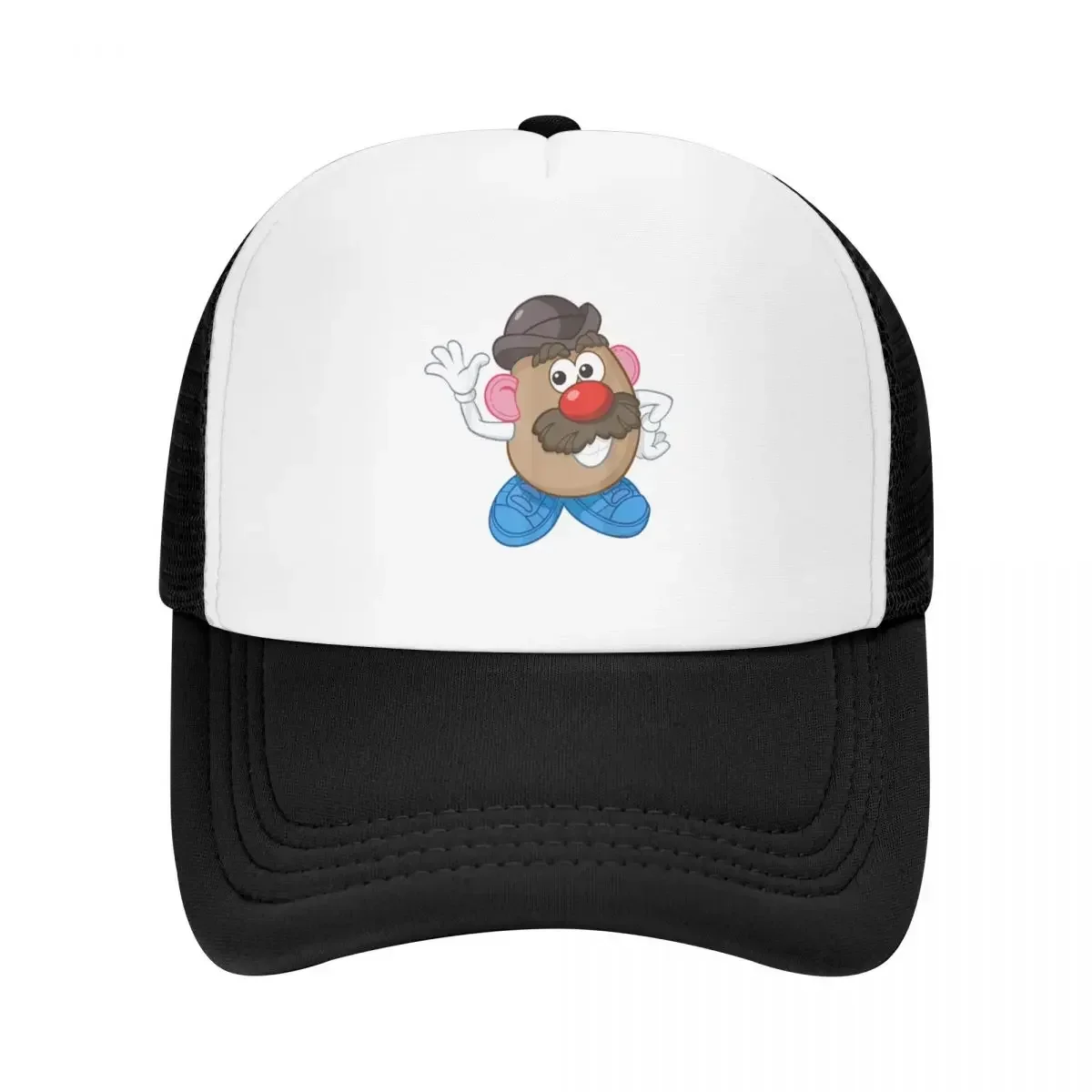 Mr Potato Head Simple Portrait Baseball Cap Trucker Cap hard hat black Women's Hats For The Sun Men's