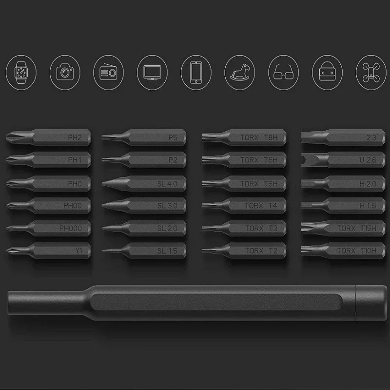 XIAOMI Mijia Precision Screwdriver Set Cross-club Magnetic Absorption Household Multifunctional Maintenance Disassembling Tool
