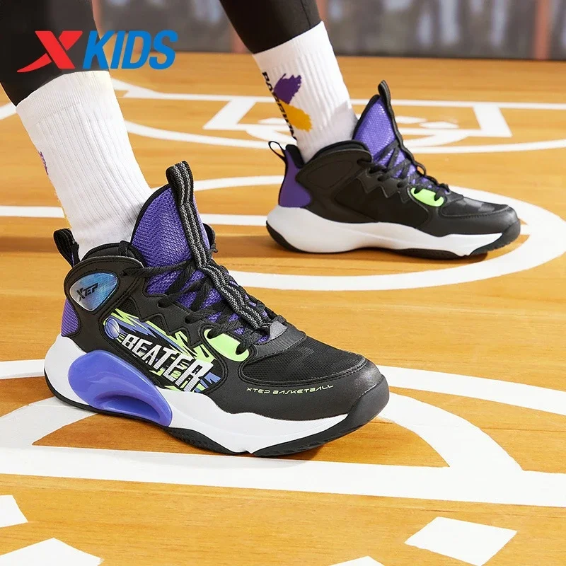 Scarpe da basket per adolescenti Xtep 2025 Scarpe sportive comode alla moda leggere e traspiranti in mesh unisex primaverili 676415129390