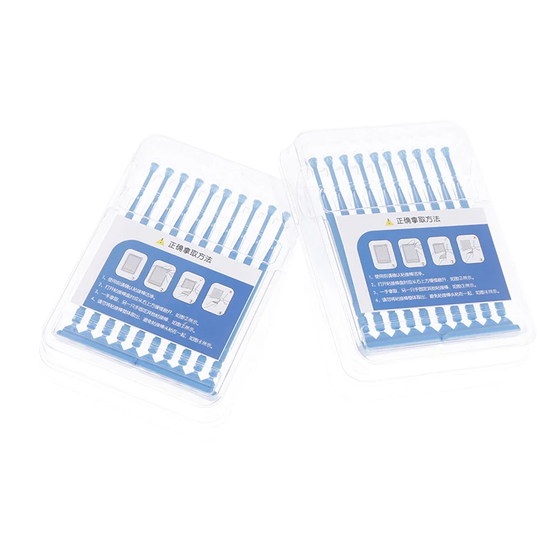 20pcs/Box Disposable Dental Applicator Sticks Adhesive Tip For Tooth Crown Porcelain Veneer Dental Inlay Bonding Rods