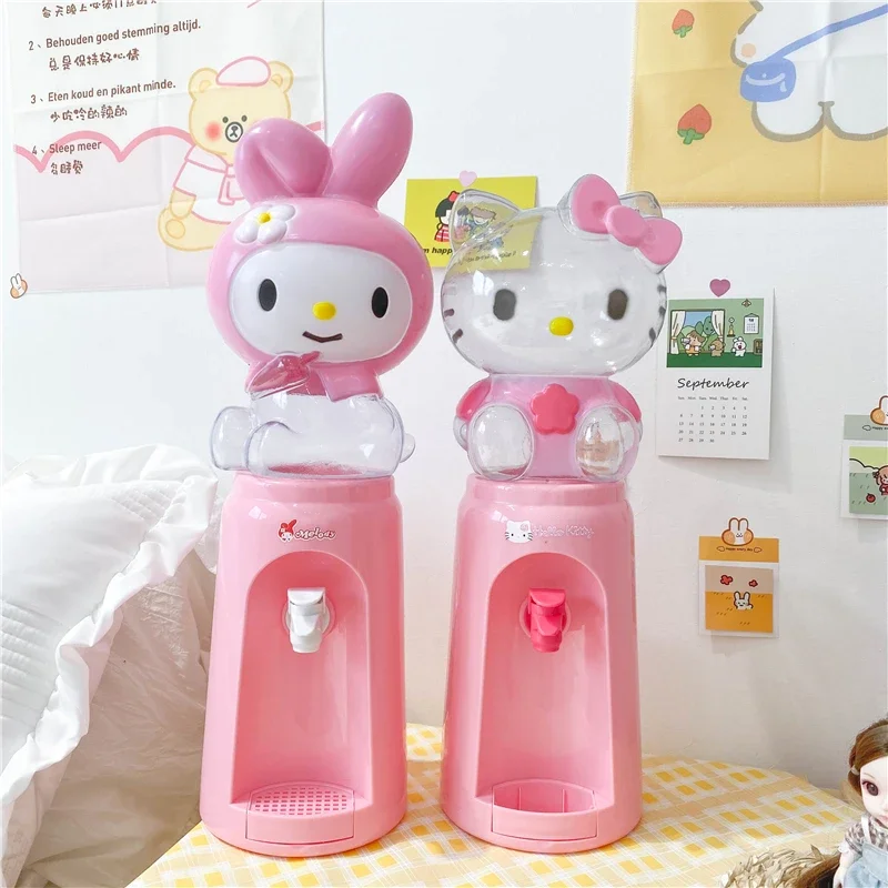 Distributeur d'eau de bureau de dessin animé pour filles, 2L, Kawaii, Sanurgente, Hello Kittile, My Melody, Couple de beauté mignon, jouets de grande capacité, cadeau