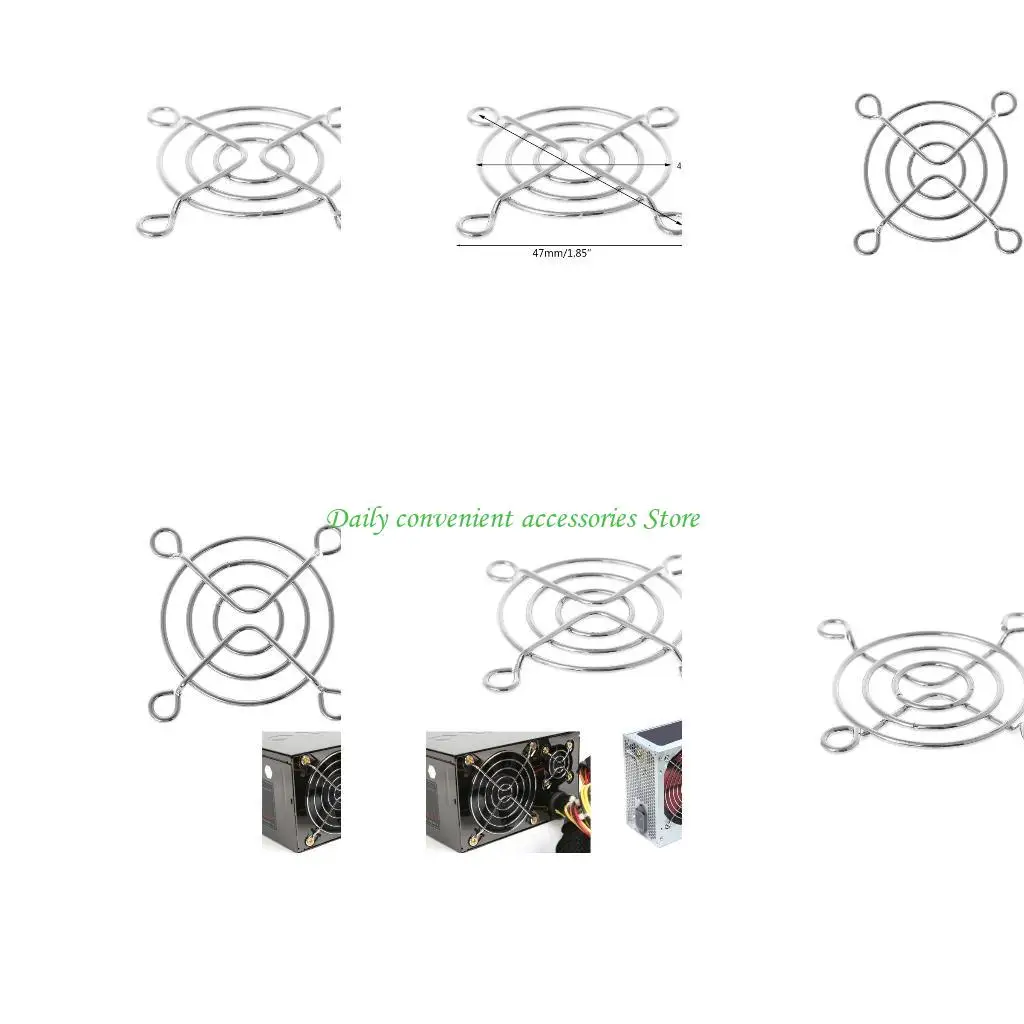 97qb-Металлический-50-мм-ПК-компьютер-вентиляционный-вентилятор-монтаж