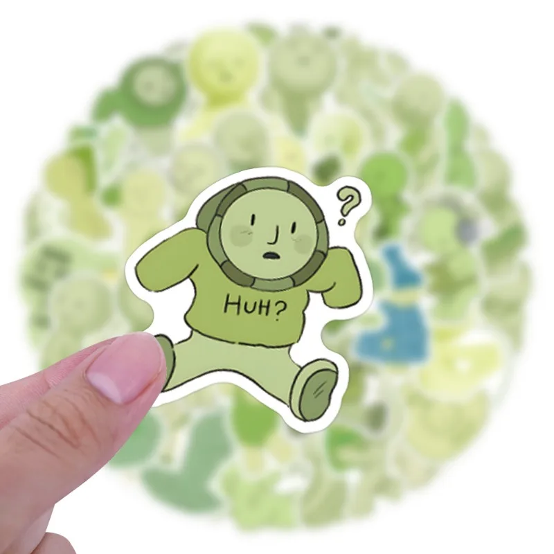 55pcs الكرتون لطيف Smiski شخصية الإبداعية خربش ملصقات الزخرفية