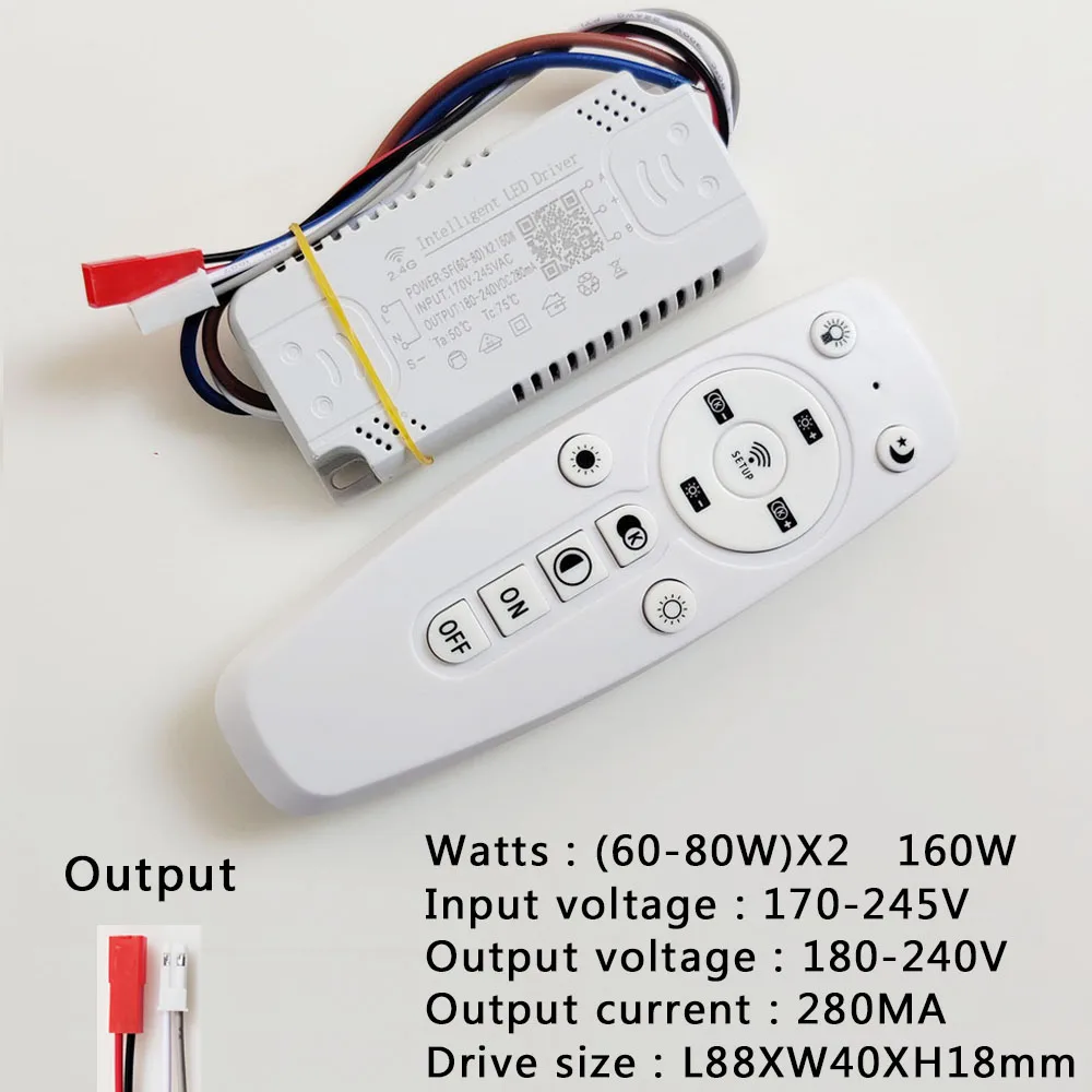 2.4G Intelligent LED driver APP remote control power supply dimming&color-changeable transformer connect to LED tape 20W-240W