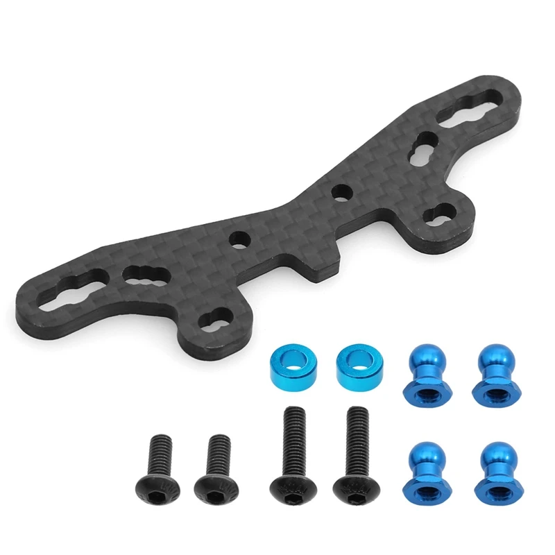 Remote Control Parts Accessories Suitable For TT02S/SR 54632 Carbon Fiber Front Shock Mounts