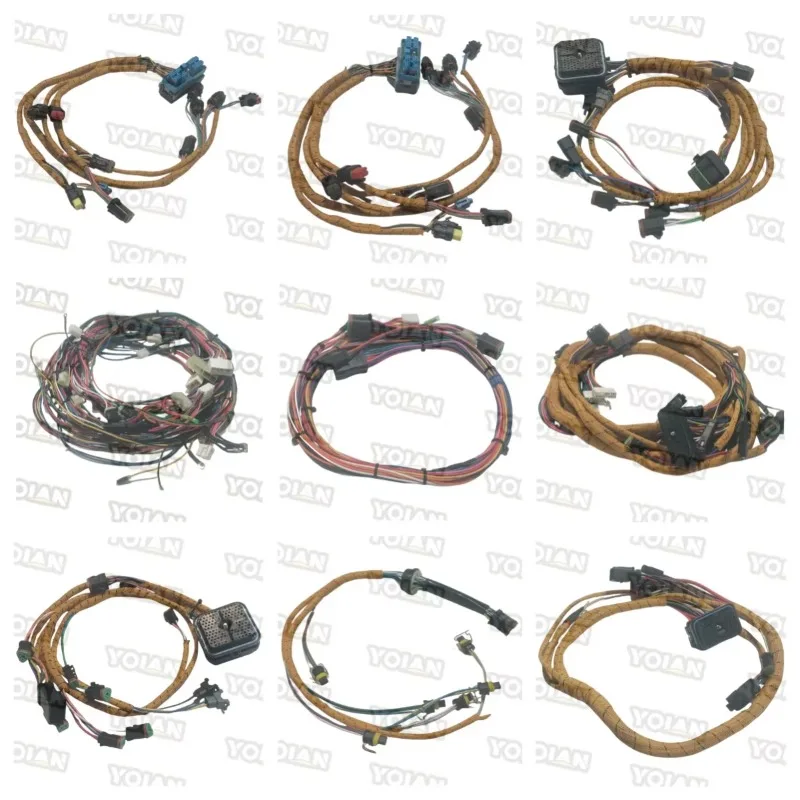 อะไหล่รถขุด เครื่องจักรก่อสร้าง 529-8748 5298748 ชุดสายไฟเครื่องยนต์สำหรับรถขุดแคตเตอร์พิลลาร์ 320GC C4.4