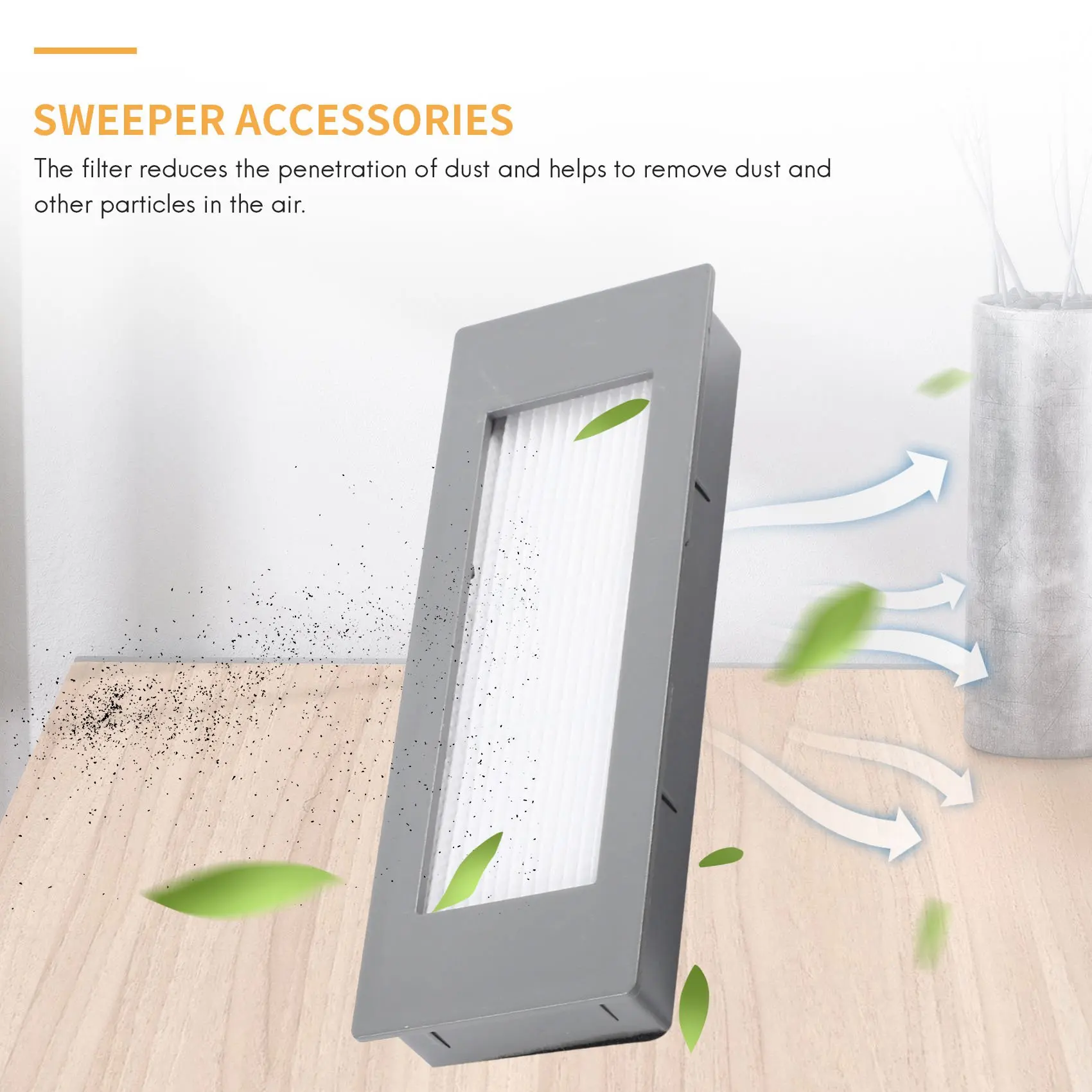 M04k 8 pçs novo rolo escova lateral filtro para ecovacs deebot ozmo 900 dn5g robô aspirador de pó acessórios