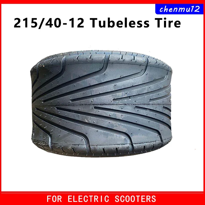 For Harley Large Electric Scooter Accessories Citycoco 215/40-12 Tubeless Tire Vacuum Tires 215/40/12 Tyre