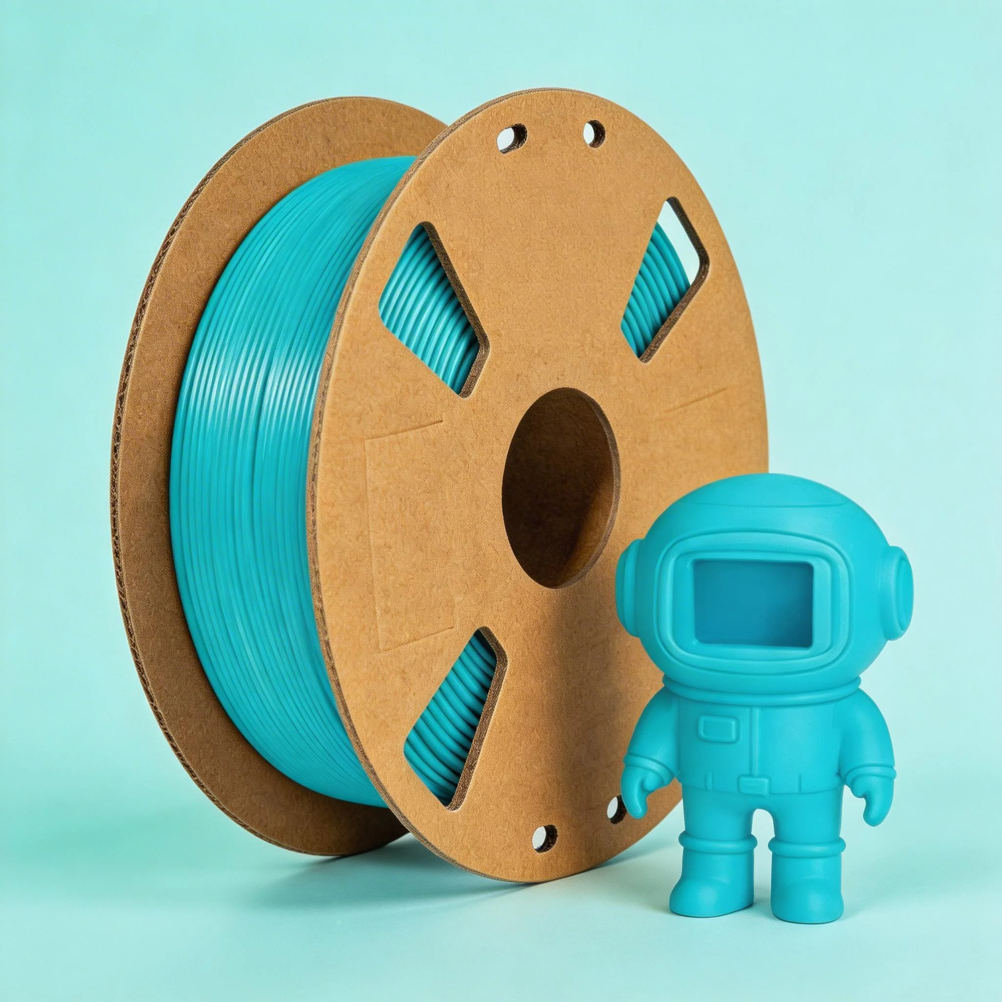 

Матовая PLA-нить 1,75 мм, цвет озерно-голубой, низкая деформация, минимальные следы слоев, точность размеров +/- 0,02 мм, 1 кг (2,2 фунта)