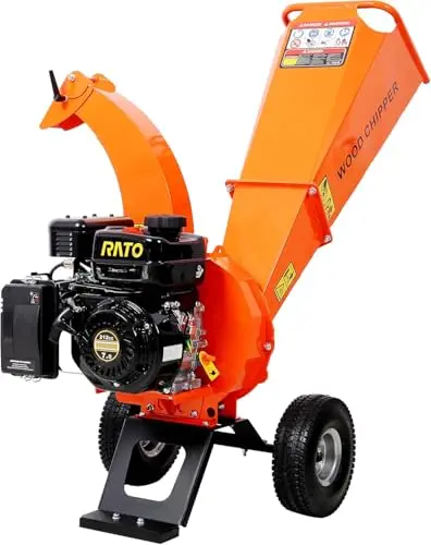 7HP 212cc Gas Powered Wood Chipper Shredder Mulcher Heavy Duty 3