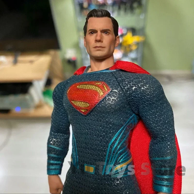 Maevel 1/12 Manipple Studio Men Soldier Henry Cavill Head Sculpt Classic Comics 6'' Mezco Figure Body Boys Superman Head Model