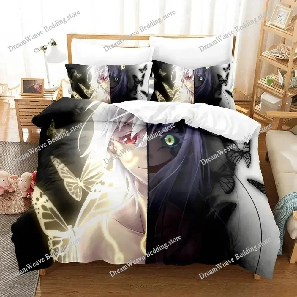 

Twin Star Exorcists Bedding Set Cartoon Anime Adult Kid Bedroom Duvet Cover Sets 3D Print Kawaii Girl Literie Home Textileextile